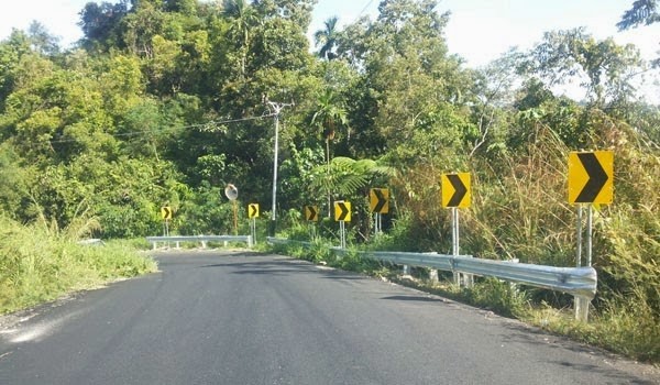 Ruas jalan Kerinci-Bangko mulus